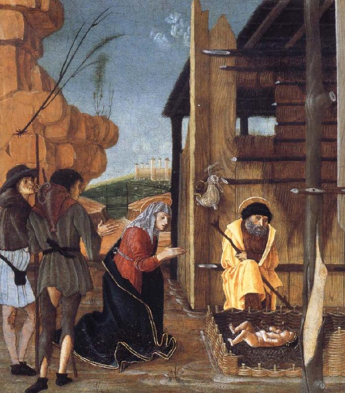 BUTINONE, Bernardino Jacopi The Adoration of the Shepherds oil painting picture